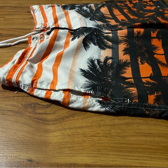 U.S. Polo Assn. Men’s Striped Island Palm 🏝 Swim Trunk Shorts Size Small - Picture 6 of 12